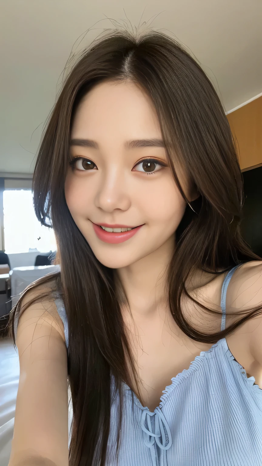 seed:2020674263.((Full body angle:1.1)).((Highest quality, 8K, masterpiece:1.3)), ((from below:1.1)).concentrated:1.2, Perfect body beauty:1.4, Hips:1.2, ((Delicate Hair)), (Colorful dress :1.1) , ((Highest quality、、masterpiece:1.3))、1 Girl、A sloppy smile、Esbian all over、Slim face、Big Boobs、Beautiful woman、(Dark Brown Hair)、Long Hair、1、Flickering Valley、Detailed eyes、double eyelid、Blurred Background、超Slim face、Smile、Looking down、living、