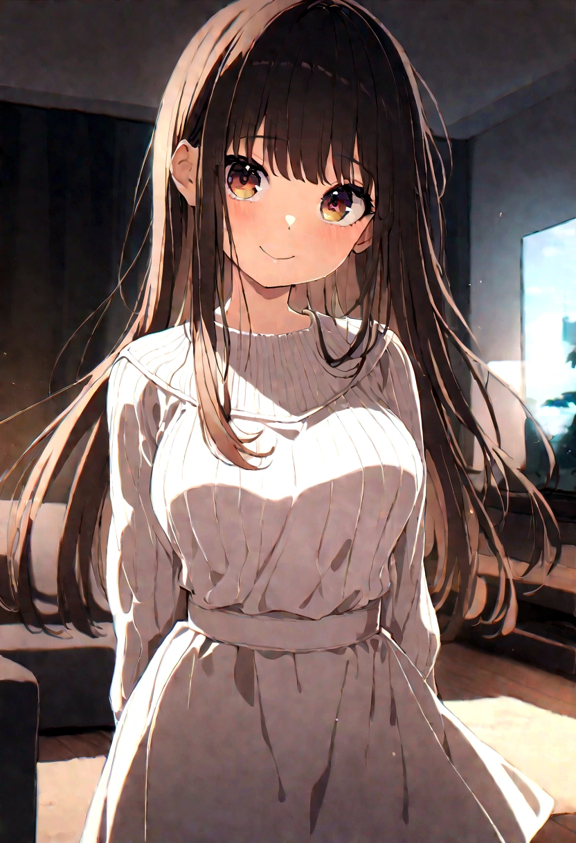 girl, cute, brown hair, twin tails, junior high school student, blush, small breasts, , pussy, tits, ?????