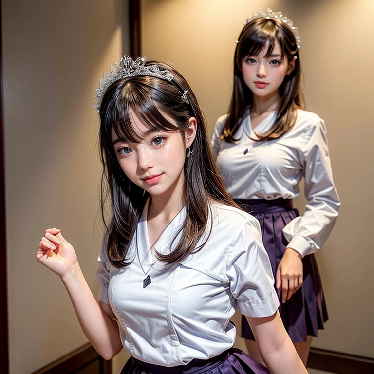 (Assfocus, Through wall, Glory wall pose:1.2), SchoolGirls School uniforms, RedRibbon, PUNIPUNI Radiant PearlSkin with Transparency, no legwear, PriceTags NamePlate . (Character concept art:1.4), Different types of hair colors, (((NOGIZAKA face variations)))  Extremely Detailed very KAWAII face variations, perfect anatomy, Childish CaptivatingGaze Elaborate Pupil with (sparkling highlights:1.2), DoubleEyelids with Detailed[Voluminous LongEyelashes], Small GlossyRedLips with BeautifulDetails, CoquettishTongue, PUNIPUNI RosyCheeks  { (Dynamic Joyful Expressions LifeLike Rendering:1.4) | (:d) }, (large eyes:-1) . (Acutance:0.8) glory_wall (Assfocus)