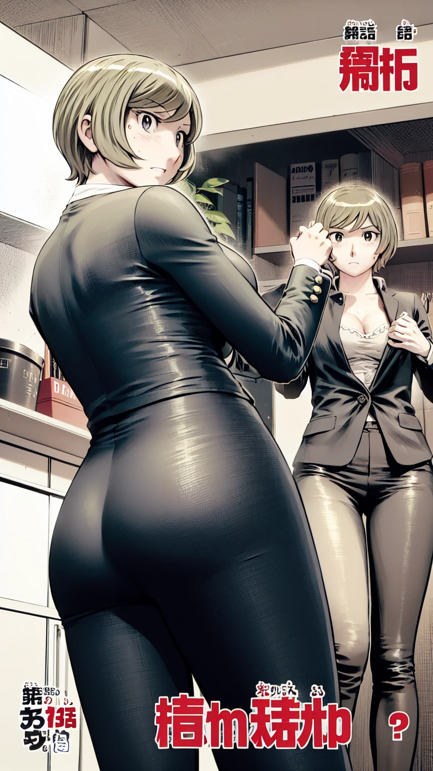 Saber big breasts police Bodysuit smacking her ass 