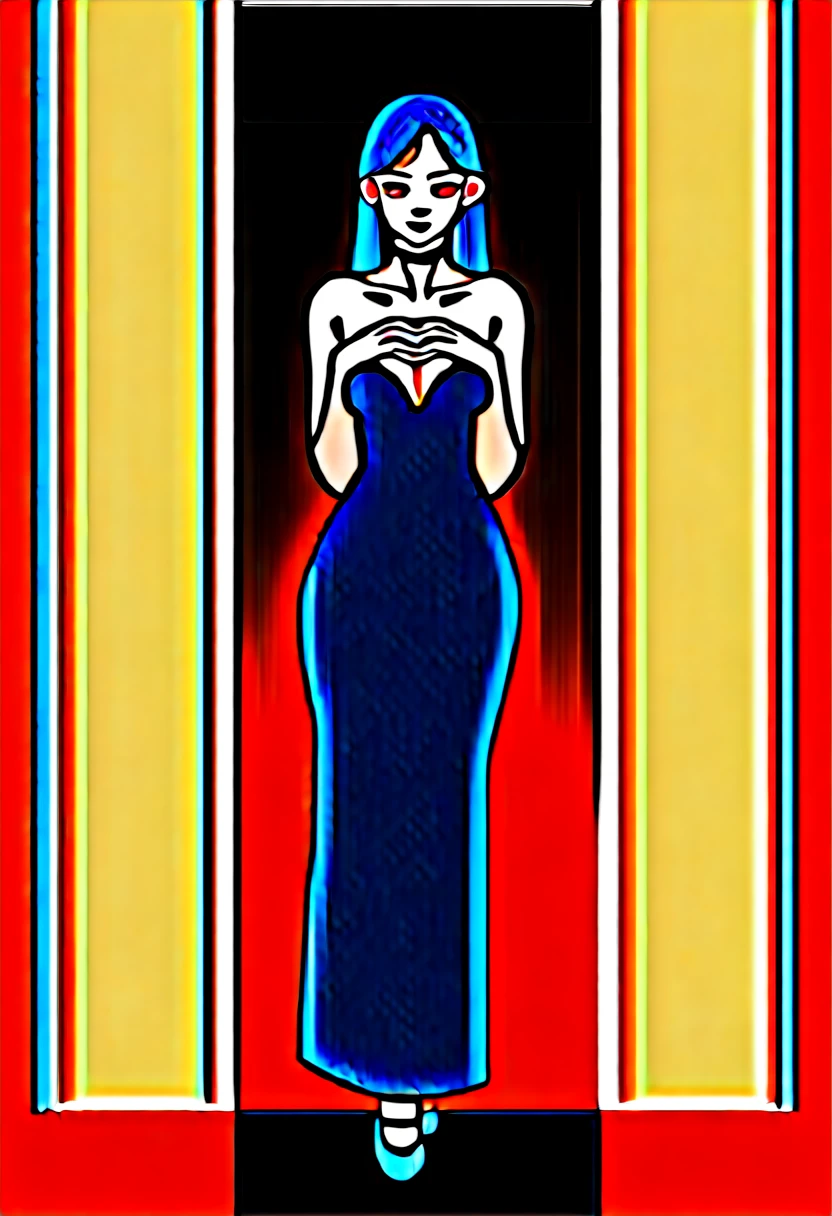 (zPDXL2),  score_9_up, painterly, faux traditional media, realistic, BREAK
1girl, solo, fullbody, (furry, fox:1.2), (long wavy hair, bun hairstyle), glowing red eyes, (fox ears, fox tail), tanned skin, cyberpunk wedding dress, wheat farm background, BREAK
AissistXLv2, unaestheticXL_bp5, SimplePositiveXLv2, zPDXL2 PonyXLV6_Scores