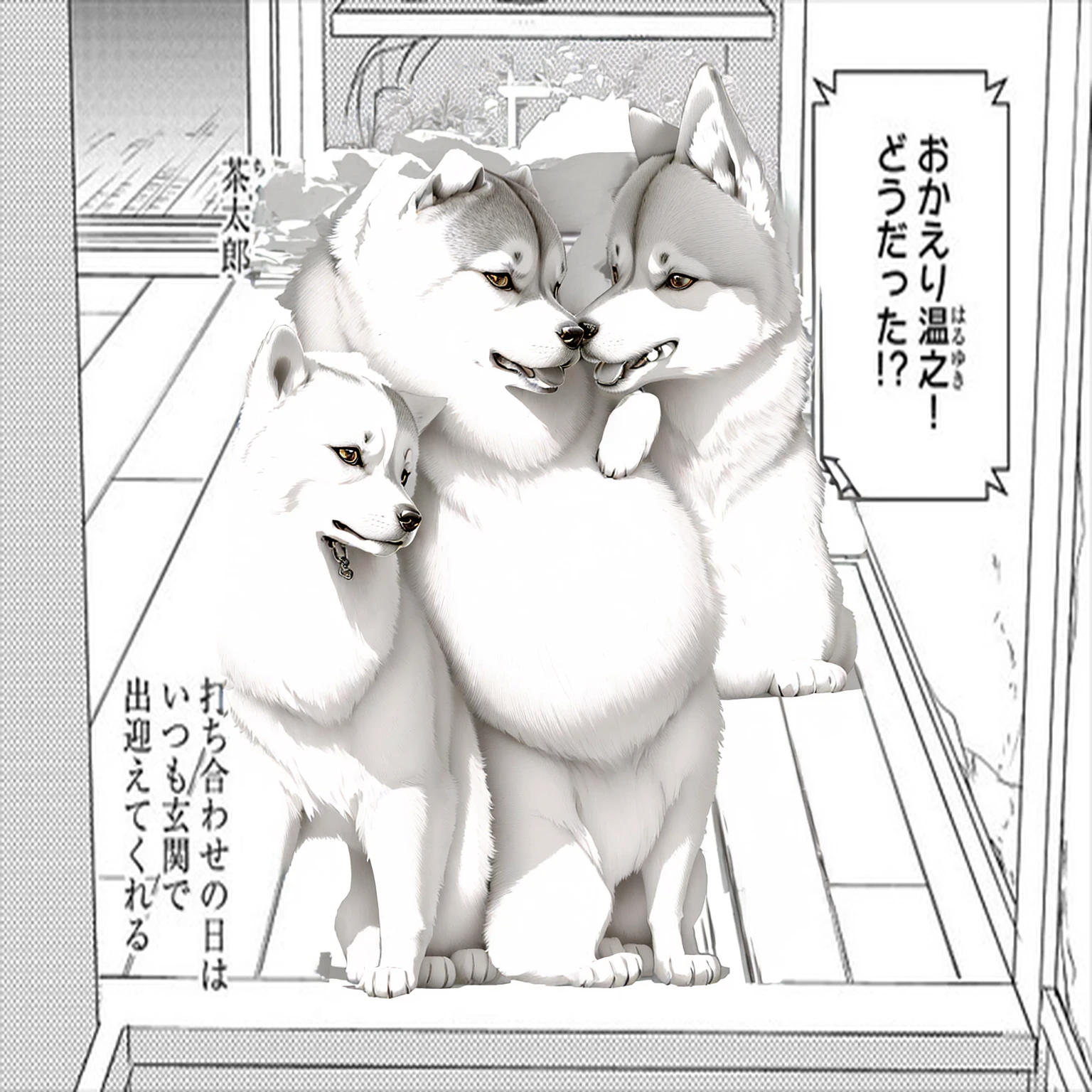 animeの犬, anthropomorphic Shiba Inu, shibu inu, Japanese Dog, Shiba Inu, Shiba Inu dog, anime, manga scans
