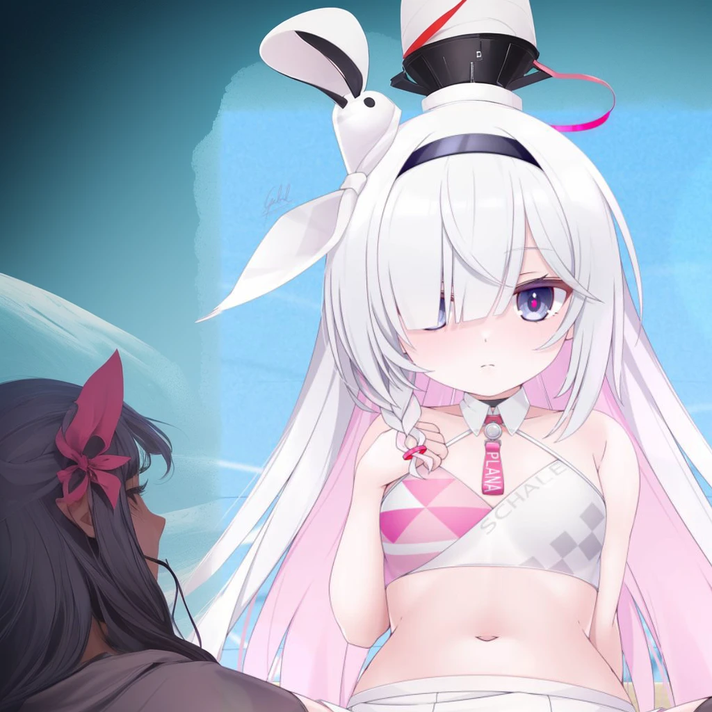 high quality, white hair, twintail, blue eye, shorty girl, ahegao, Naked, pussy, Collar, sexy post, womb tattoo, on street