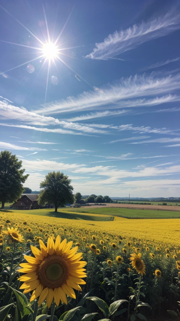 Beautiful sunny morning