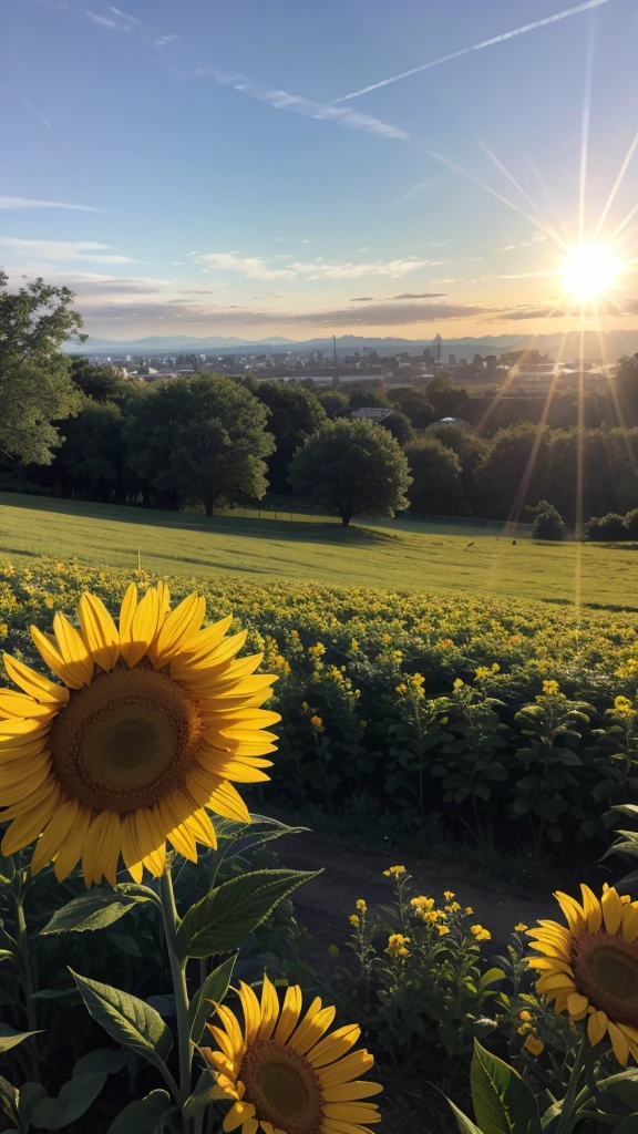 Beautiful sunny morning