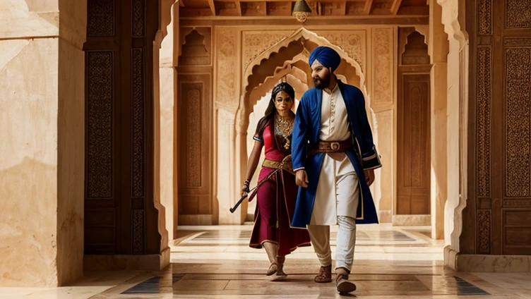 The Tale of Hadi Rani: A Saga of Courage and Sacrifice
In the sunlit palace of Rajasthan, amidst the grandeur of the Aravalli hills, lived a young and radiant princess named Hadi Rani. Born to the noble Hada Chauhan Rajput dynasty, she was celebrated not just for her beauty, but for her spirit and grace. Her upbringing in the Hada household had imbued her with tales of valor and honor that echoed through the corridors of their palatial fortress.
Hadi Rani's destiny intertwined with that of Ratan Singh, a valiant chieftain from the Chundawat clan of Salumbar in Mewar. Their union was one of both affection and duty, a blending of two proud lineages under the vast and relentless sky of Rajasthan. Hadi Rani’s life with Ratan Singh was filled with shared dreams and a deep sense of partnership, both knowing well the duties they owed to their people and their land.
Their tranquil life was shattered one fateful day when news arrived at the fortress. A neighboring kingdom had mustered forces and was advancing upon Mewar, threatening its sovereignty. Ratan Singh, ever the warrior, prepared himself for battle, ready to defend his homeland. Yet, as he donned his armor and readied his sword, he was struck by a paralyzing thought—how could he leave his beloved Hadi Rani behind?
In the flickering torchlight of their chamber, Ratan Singh expressed his turmoil to Hadi Rani. His sense of duty clashed with his love for her, creating a maelstrom of emotions. Hadi Rani, understanding the gravity of the situation, knew that she must act to bolster her husband's resolve. The safety of their land depended on his leadership in battle.
Driven by a profound sense of duty and love, Hadi Rani made a decision that would etch her name in the annals of history. She sent a message to her husband, expressing her unwavering support and urging him to embrace his role as a warrior. Yet, she feared that words alone might not be enough to kindle his determination.
In an act of unparalleled sacri