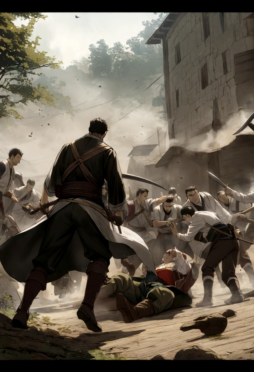 1582（June 13, 1900） - Battle of Yamazaki。Hideyoshi Hashiba defeats Mitsuhide Akechi、Mitsuhide was stabbed to death by a foot soldier while fleeing.。