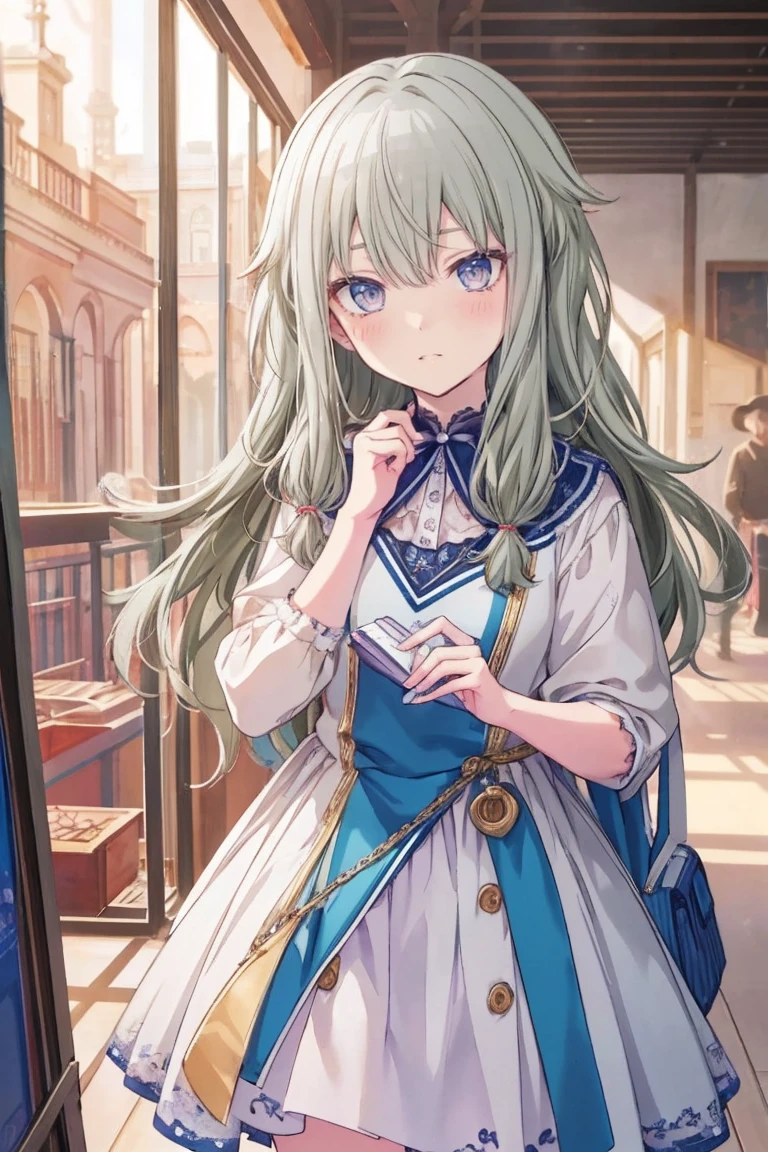 masterpiece、Best image quality、最high quality、、Girl、 Cute pose, masterpiece, Anime art style, Cute moveost detailed, high quality、Shiny Hair、Very fine and beautiful bright eyes、nose blush、Very detailed, clear and beautiful face, Awards, (((Anatomically correct))、Cowboy Shot