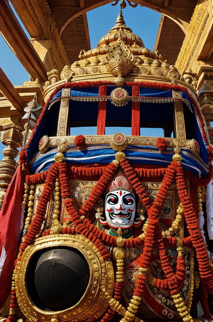 Lord Jagannath in Rath