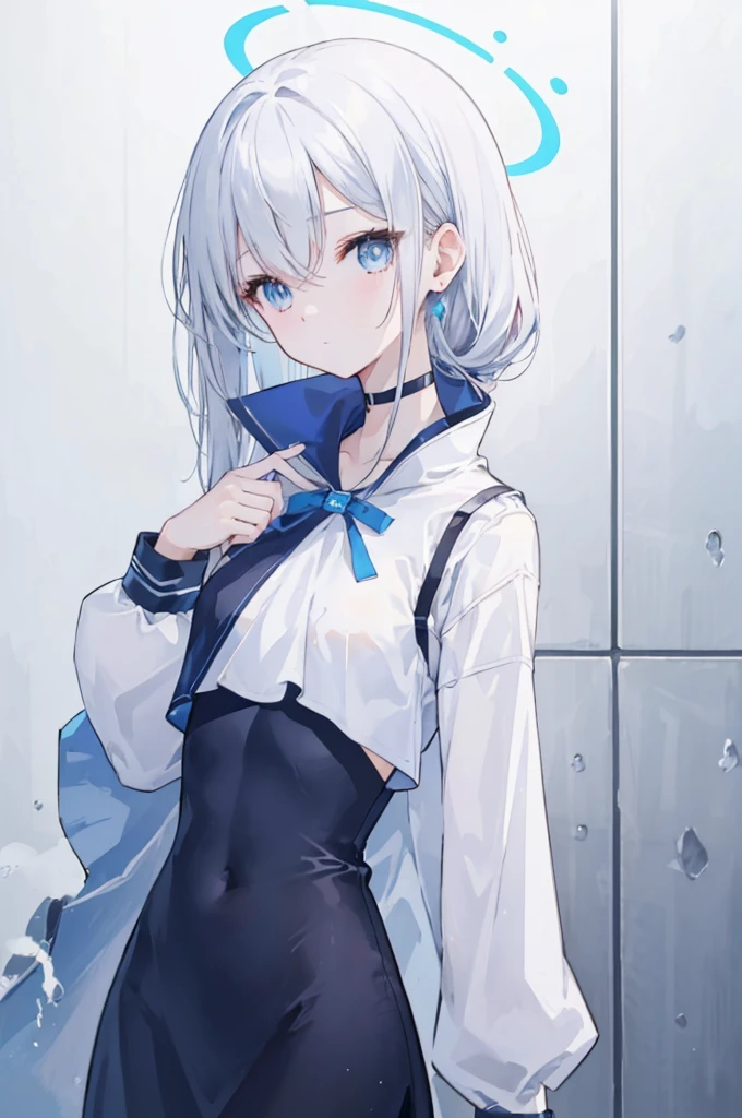((Best picture quality, 8K, tmasterpiece:1.3)), 1girll, Beautiful woman with slender abs:1.3, (Casual hairstyle, :1.2), Wear a low-cut dress,Ultra-fine face, A detailed eye, double eyelid,Take pictures in cute poses,The figure is very bad,tiny small waist,Super big breasts,tit,Close-up,Close-up chest,White-skinned,Clothes are soaked,streets background