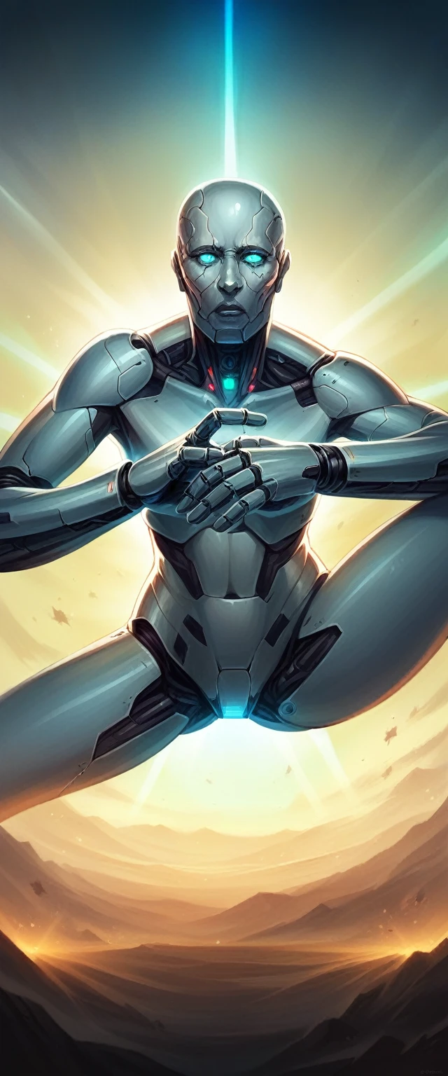 a detailed cybernetic finger shooting an energy field, close-up, photorealistic, futuristic, cinematic lighting, 8k, hyper-detailed, incredibly realistic, intricate machinery, metallic textures, glowing energy, dramatic shadows, advanced technology, cyberpunk aesthetic, neon colors, dynamic pose, hyperrealistic skin, advanced robotics