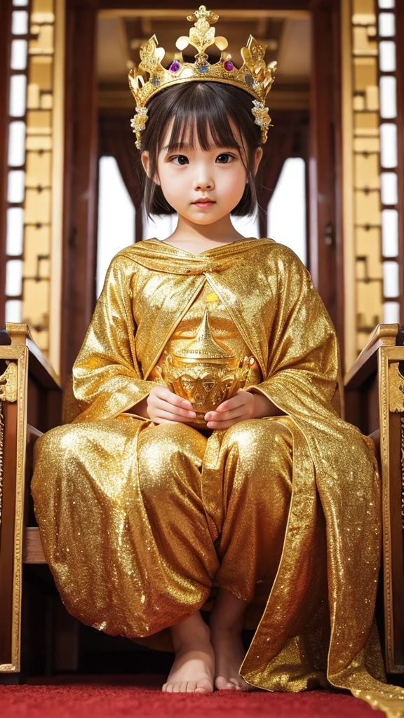 crown Golden costume Gorgeous Great Buddha