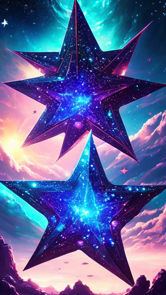 Dreamy Art, Milky Way, universe, star雲, star, [cyber punk] starから来たクジラ (star:1.5),