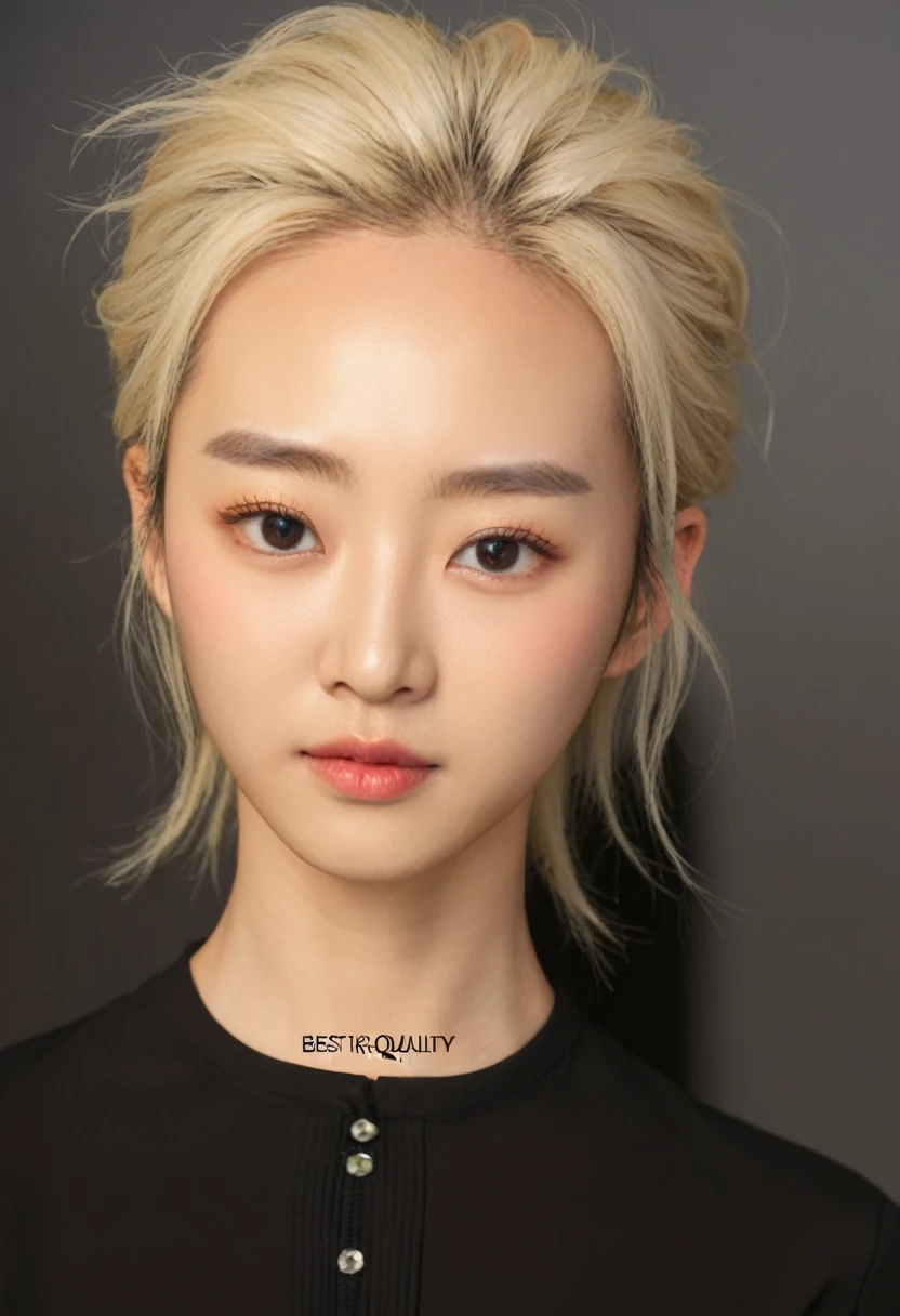 Best Quality, 8k, Masterpiece, (Portrait: 1.3), (photo realistic:1.4), (hyper realistic:1.4), Sharp Focus, looking at viewer, (smoother lighting:1.1), (increase cinematic lighting quality:0.9), realistic lighting, backlighting, light on face, ray trace, (brightening light:1.2), (Increase quality:1.4), sharp detail, (best quality real texture skin:1.4), finely detailed eyes, black_eyes, finely detailed face, 25 year old Korean woman