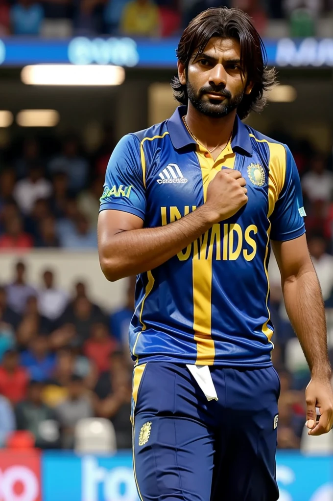 Make me a image in all indan player carrying t20 world cup