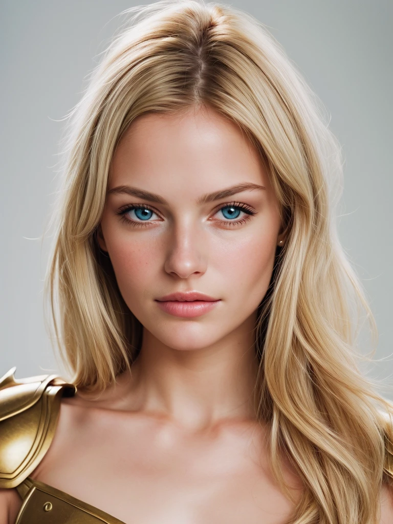 Armpit Show,Angel, Armor Gold (masterpiece, Highest quality, High resolution:1.4), One girl, Angel, Skin pore texture, Her hair color is blonde., High resolution , photograph, movie, movieのような, whole body, Realistic, (8K, RAWphotograph, Highest quality, masterpiece:1.2), (Realistic, photo-Realistic:1.33), Highest quality, Detailed Eyes Blue, cute,Natural light, Depth of written boundary, Film Grain, Wrinkled skin, sharp, detailed and Realistic portrait of a woman ,(freckles:0.5)