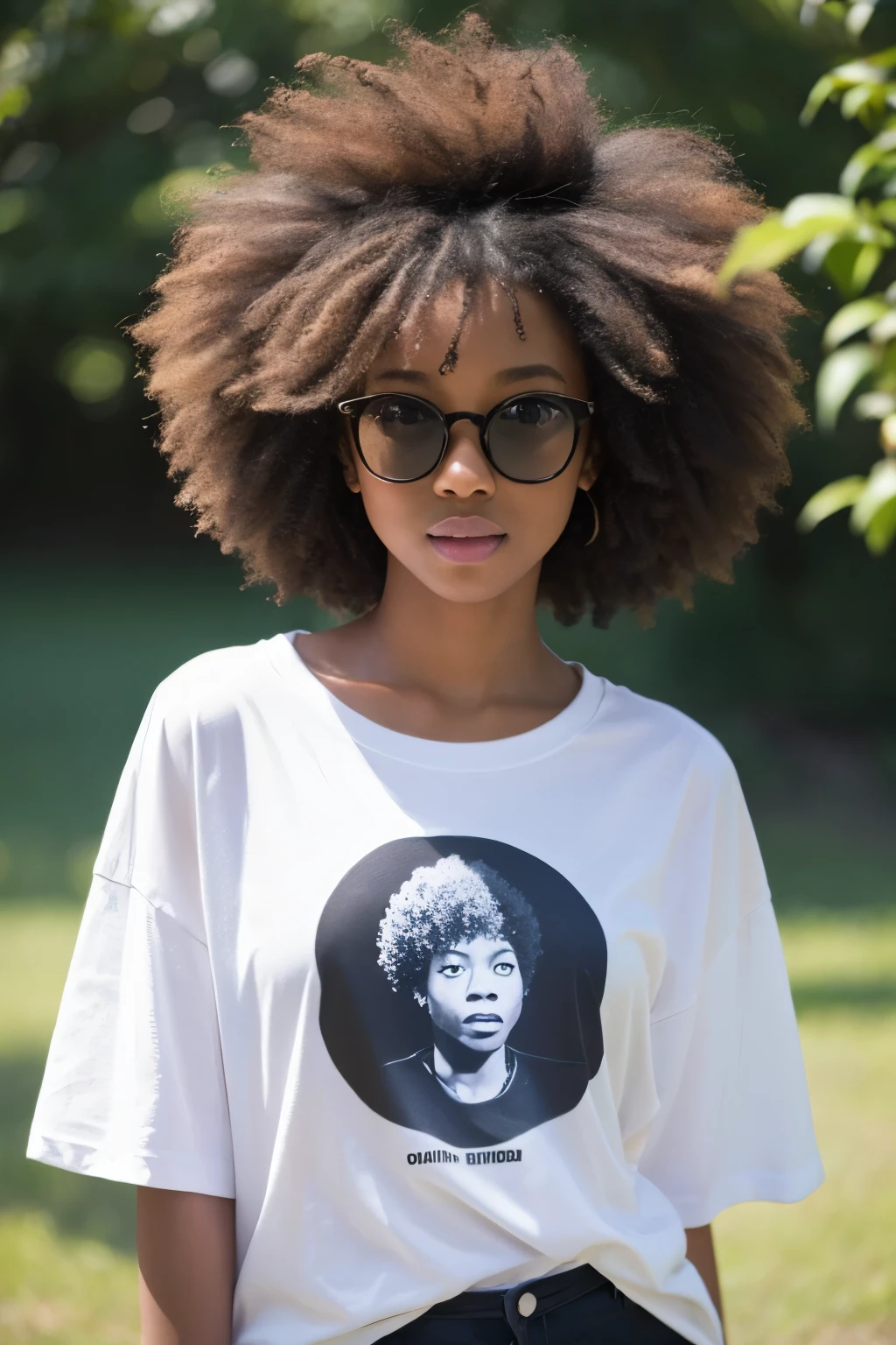 cool simple T-Shirts English movie Afro