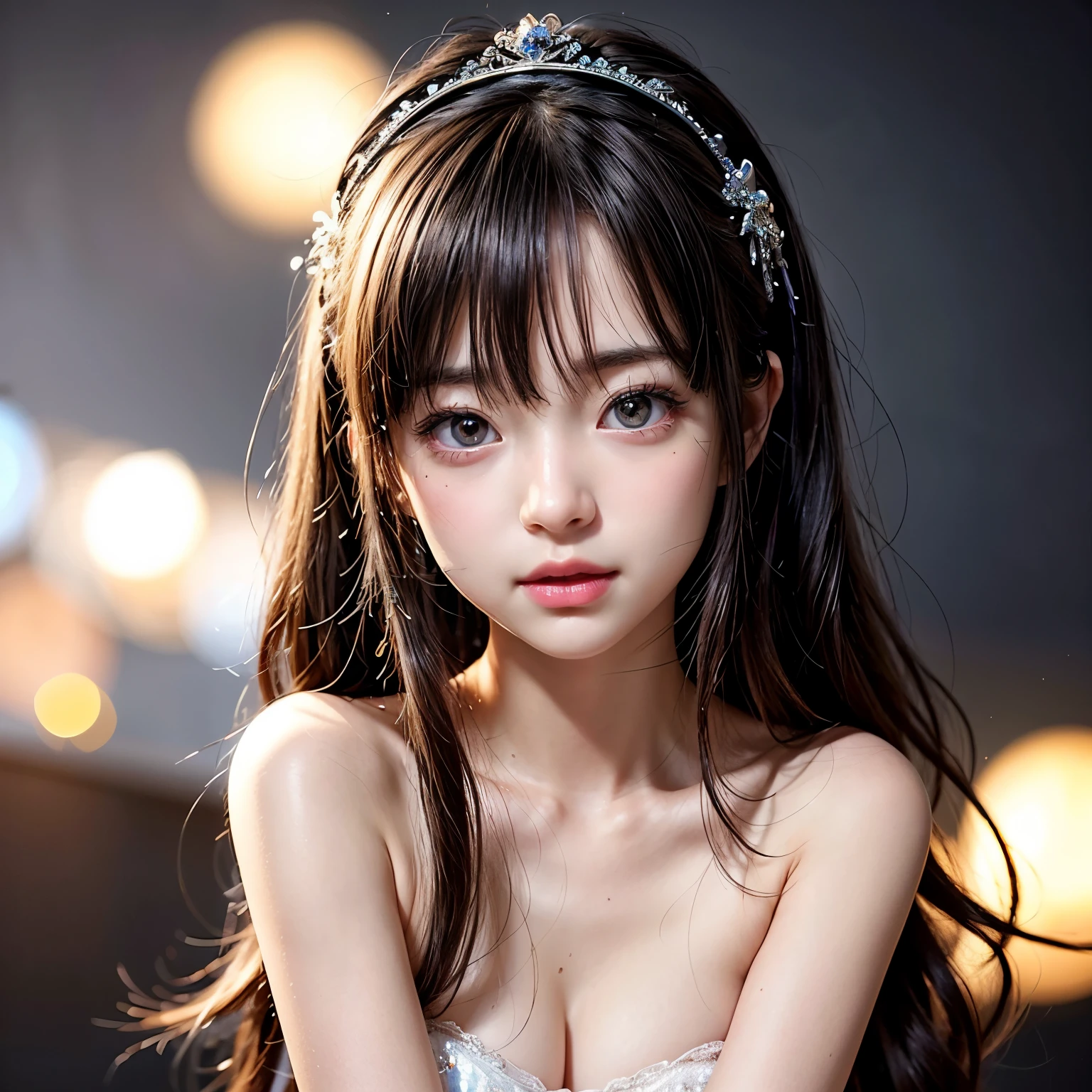 High-level, 8K Masterpiece TopQuality, Ultra-DetaileD CG, AbsurD DetaileD wallpaper, PerfectLighting, Extremely DetaileD (((Personifying " モリガン " as a KAWAII Girl))), Characteristic Items, aesthetic LifeLike RenDering, MysticSight,
Haze TynDall Scattering, (StuDio GRAY BackgrounD with (OoDles Dazzling RainbowColorParticles (bokeh))), (((Assfocus)) RounDlyButts ThighGap), (ExposeD:0.33) NSFW 🔞 BREAK (Acutance:0.8), (NOGIZAKA FaceVariations) Extremely DetaileD very KAWAII FaceVariations, ChilDish CaptivatingGaze ElaboratePupils DetaileD Eyes with (SparklingHighlights:1.28), (Voluminous LongEyelashes:0.88)、Glossy ReDLips with beautiful Details, CoquettishTongue, RosyCheeks, RaDiant PearlSkin with Transparency, Glowing DowneyHair . { (Dynamic LifeLike expressions:1.4) | (:D) }, (large eyes:-1) .