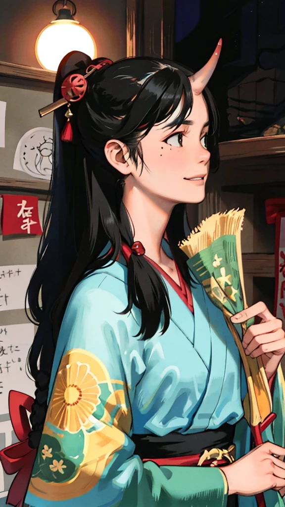 Black Hair, bangs, curtained hair, crossed bangs, Long Hair, Messy Hair, ponytail, とてもLong Hair, Black Hair, bangs, curtained hair, crossed bangs, Long Hair, Messy Hair, ponytail, とてもLong Hair, Big Hair, Side hair bun, Hair Ears, Tying up hair, Hair flap, widow peak, headgear, Hair Ribbon, Hairpin, Hair Pod, 白いHair Ribbon, Mole under the eye, Raise your eyebrows, eyeball, Wicked Smile, crazy, shy, Frowning, Juru, dark (Performance), Captivating smile, アニメ Big Breasts, Minimalism, Anime Style, アニメ Big Breasts, Minimalism, Anime Style, viewing angle, From above, Hyper HD, retina, masterpiece, Accurate, Textured skin, Super detailed, high quality, Attention to detail, Awards, 最high quality, High resolution, 16K, Hyper HD, retina, masterpiece, Accurate, Textured skin, Super detailed, high quality, Attention to detail, Awards, 最high quality, High resolution, 16K((Grab your sword))((Undressing kimono))Big Breasts、Old Townscape、(((Rising Sun Flag)))((Hair tied up))((Big smile))A small horn growing straight out from the forehead、((shuten doji))((Big Breasts))Chest spills out of clothes、Nipples、Full body Japanese style tattoos((Big Ass))garter belt、Courtesan procession