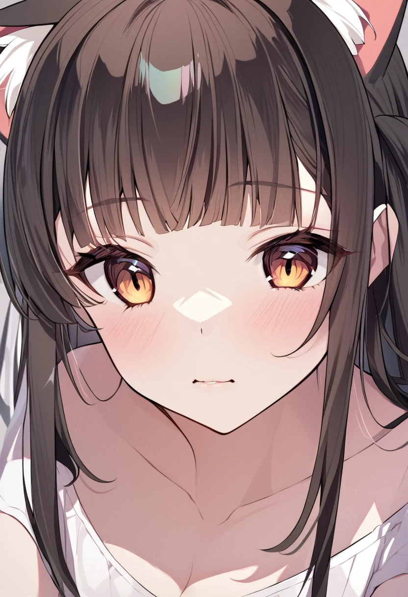 one girl, cat ears