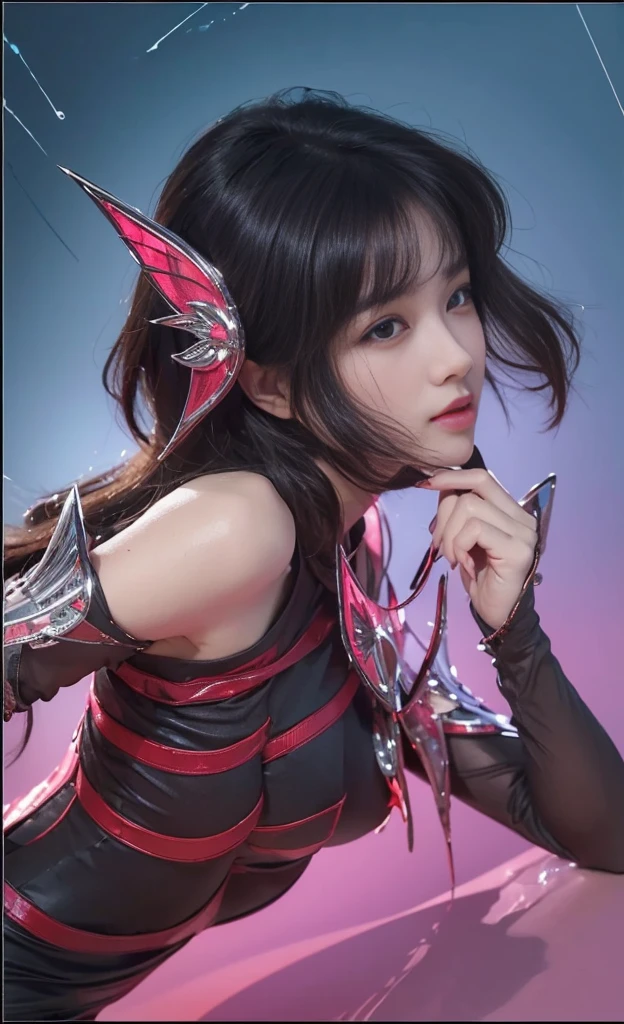 ((Best quality, 8k, Masterpiece :1.3)), upper body, Sharp focus :1.2, Beautiful woman with perfect figure, Highly detailed facial and skin texture, Detailed eyes, Double eyelids, Interior view, ferpect lighting, Glowing skin,