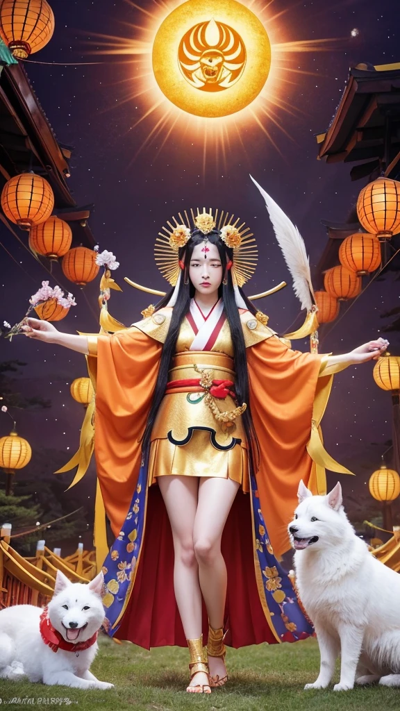 Please create a 20-second video using steps 1 and 2 below.。1.Amaterasu is the main deity of Japan.、Sun God、God of agriculture、He is worshipped as an imperial deity.。Amaterasu Omikami is the daughter of Izanagi and Izanami、Tsukuyomi、Brothers and sisters of Susanoo。

2.Amaterasu is the highest-ranking deity in Japanese mythology.。She ruled Takamagahara as the sun goddess.、He is also the ancestor of the Emperor.。Known as the god of wish fulfillment、They are enshrined throughout the country, with the Inner Shrine of Ise Jingu Shrine being the representative.。