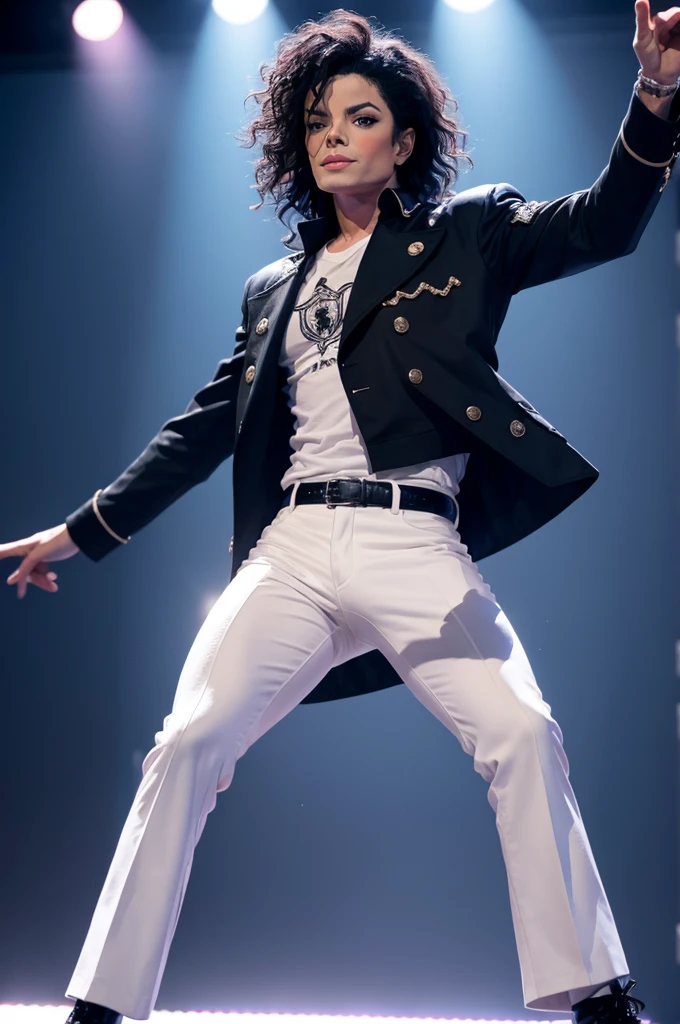 Michael Jackson dancing at the Show