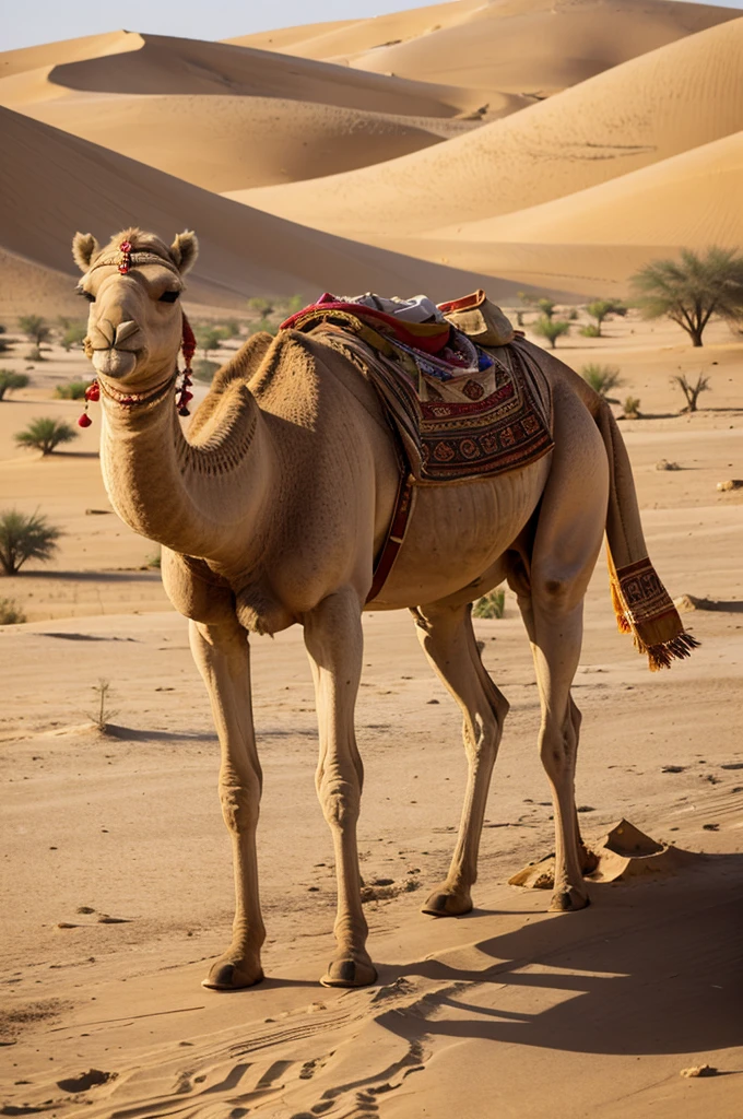Desert Life camel in jaisalmer rajasthan