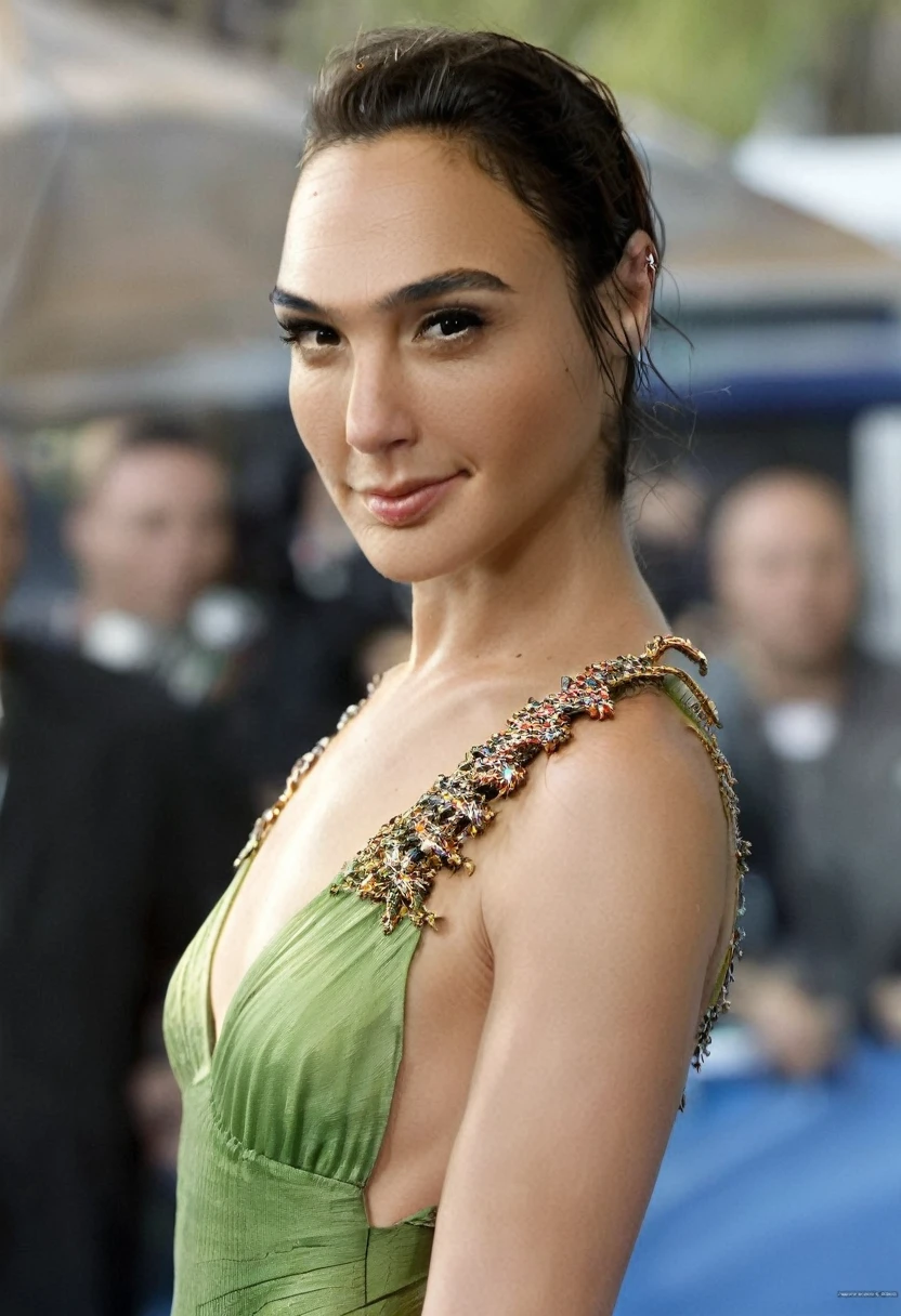 (high quality Erotic celebrity photograph ) (  (ohwx, ohwx woman)  ,gal gadot, exhausted , 45yo sexy woman,  at a  beach side  , smiling  ,( show her side , side boob tanktop  her  hair pulled back,pony tail,  incredibly sweaty light green  tank top, transparent tank top ) photorealistic ) , celebrity erotic photograph , oily skin ,   shiny sweaty skin , celebrity, female, woman, hollywood actress( perfect anatomy ,photorealistic  lights,  detailed face ,depth of field, insanely detailed skin texture, hyper detailed features, hyper photorealistic texture )