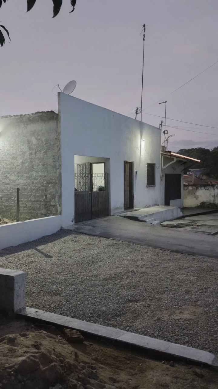 House, Lumion Pro rendering, night lighting, cinematic quality