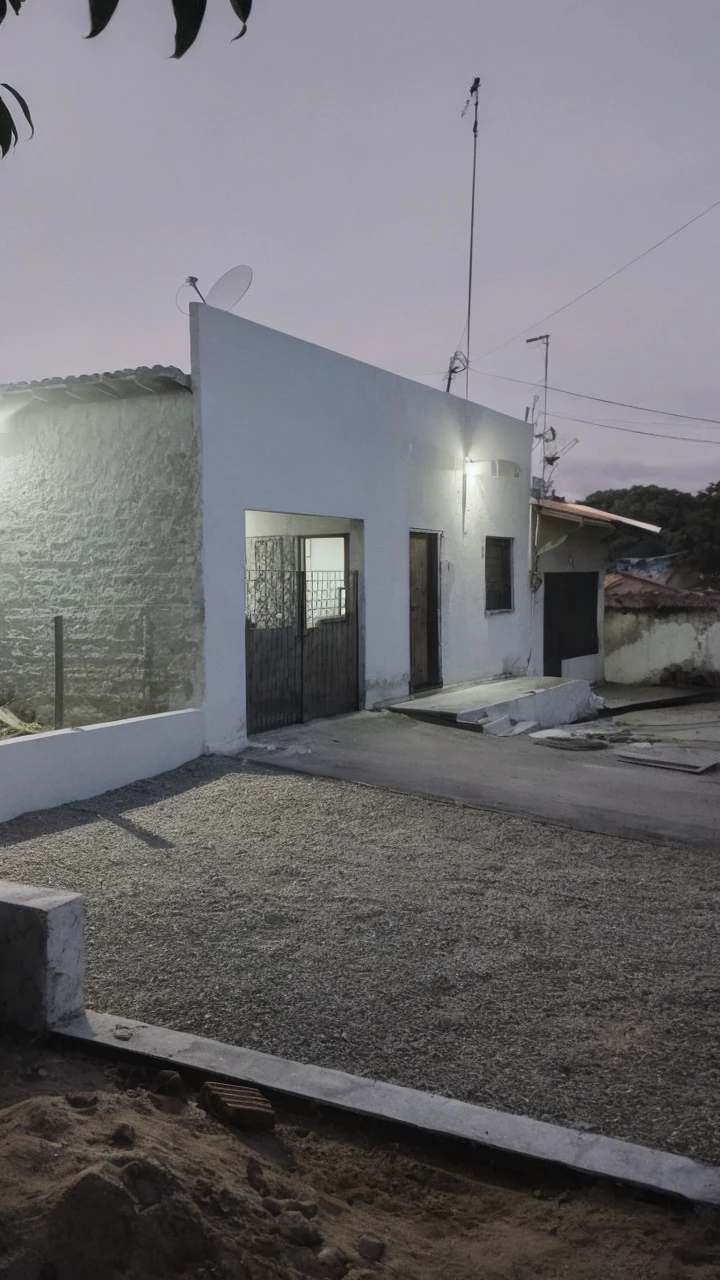 House, Lumion Pro rendering, night lighting, cinematic quality