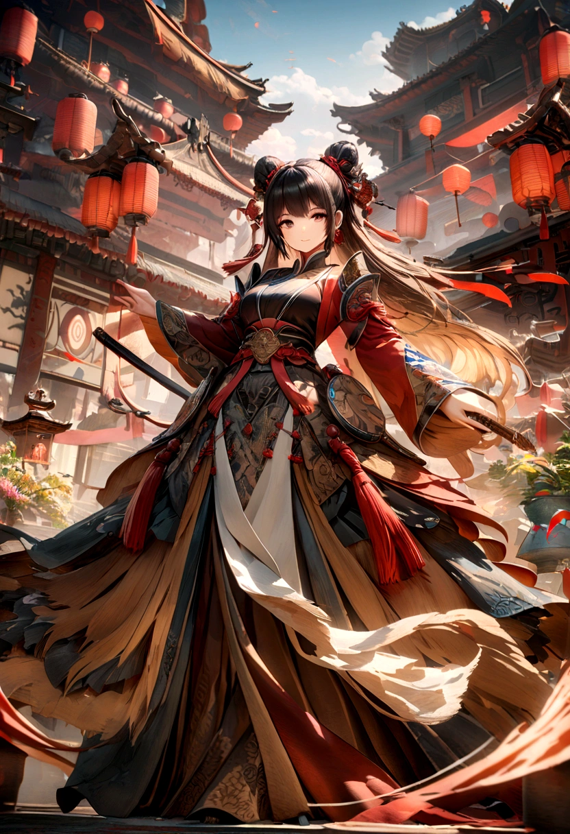 Tang Dynasty aristocracy,Chinese painting,National Trend,Dreamy retouching,Colorful,Unreal Engine,Color Grade,4K resolution,