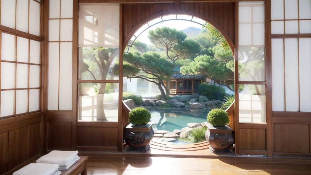 (masterpiece:1.3),(best quality:1.2),8K,absurd,unity 8K wallpapper,(Extremely detailed:1.3),Maximum resolution, (1 Girl:1.2),sit,looking off to the side,,ancient_Chinese_indoors,(window:1.3),indoors,(patio:1.3),Sunlight, (Purpose),Vague,curtain,Tree,plant,transparent,(Trees out of the window:1.2),(translucent:1.2),,Hanfu,Wooden floor, water,lake,lotus,foot,mist,Trees,architecture,(赤foot:1.2),