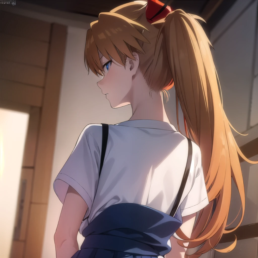 nsfw,asukalangley, asuka langley soryu, (souryuu asuka langley:1.5), blue eyes, hair between eyes, headgear, interface headset, orange hair, two side up,
BREAK blue dress, collarbone, dress, neck ribbon, pinafore dress, red ribbon, ribbon, , shirt, short sleeves, (tokyo-3 middle school uniform:1.5), suspenders, suspender skirt, white shirt,
BREAK indoors, gym storeroom,
BREAK looking at viewer, (cowboy shot:1.5),blush angry,tears,stare at viewer,clenched teeth expression,disdain,contemptuous,m legs,in heat,breath,(((skirt lift))),public hair,bottomless,sexual fluids,focus pussy,focus ass,from behind,
BREAK (masterpiece:1.2), best quality, high resolution, unity 8k wallpaper, (illustration:0.8), (beautiful detailed eyes:1.6), extremely detailed face, perfect lighting, extremely detailed CG, (perfect hands, perfect anatomy),