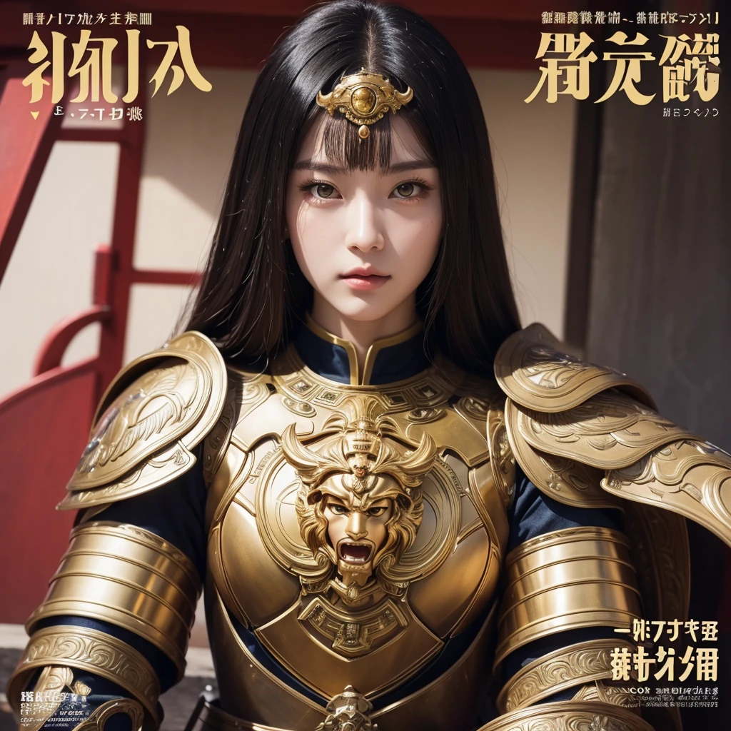 Upscale 35mm lens profesional photography of beautiful Realistic Ghibli Style woman in Versace Samurai Mechan Armor.
Selfie pose, photography pose, profesional Magazine cover model pose.
UHD, 32k