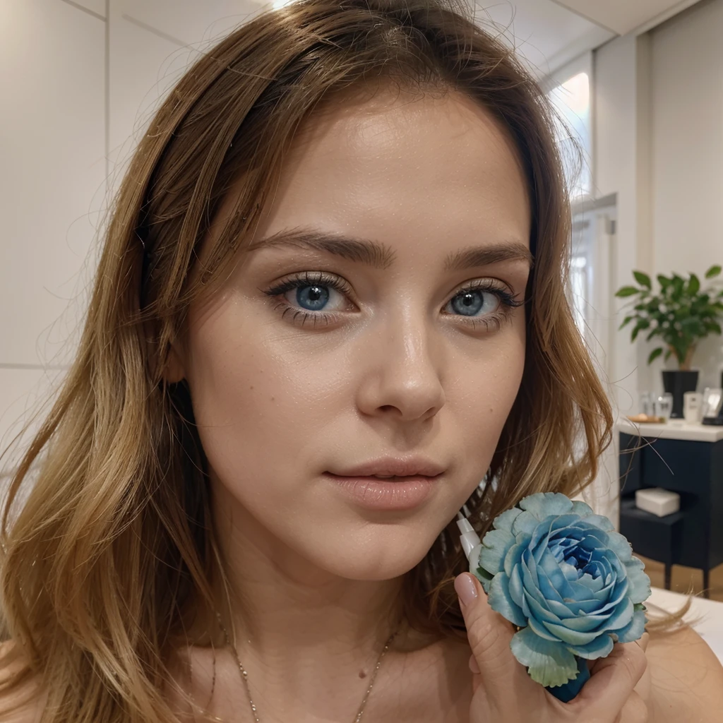 belle blonde dans un salon de manucure élégant, (choisissant une couleur de vernis, avec une expression de plaisir et de détente, entourée d'outils de beauté.), très détaillé, 21 ans, visage innocent, Cheveux ondulés naturels, yeux bleus, Haute résolution, chef-d&#39;œuvre, Meilleure qualité, détails complexes, Très détaillé, Netteté, Peau détaillée, Réaliste skin texture, texture, Yeux détaillés, professionnel, 4k, sourire charmant, tourné avec Canon, 85mm, faible profondeur de champ, Couleur de vision Kodak, corps parfaitement ajusté, extrêmement détaillé, Photo_\(ultra\), photoRéaliste, Réaliste, Post-traitement, Détails maximaux, rugosité, vrai vie, ultra Réaliste, photoréalisme, la photographie, 8k euh, la photographie