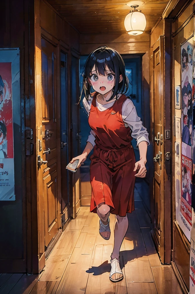 Movie poster style、Horror、room