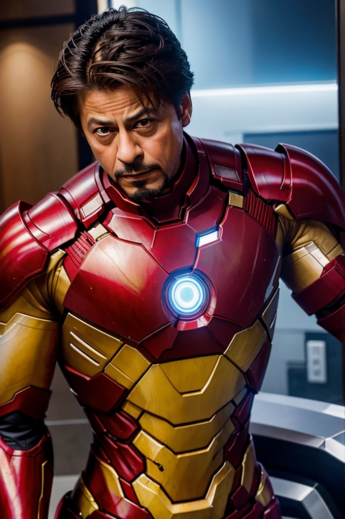 Imagine SRK as tony stark in iron man suit