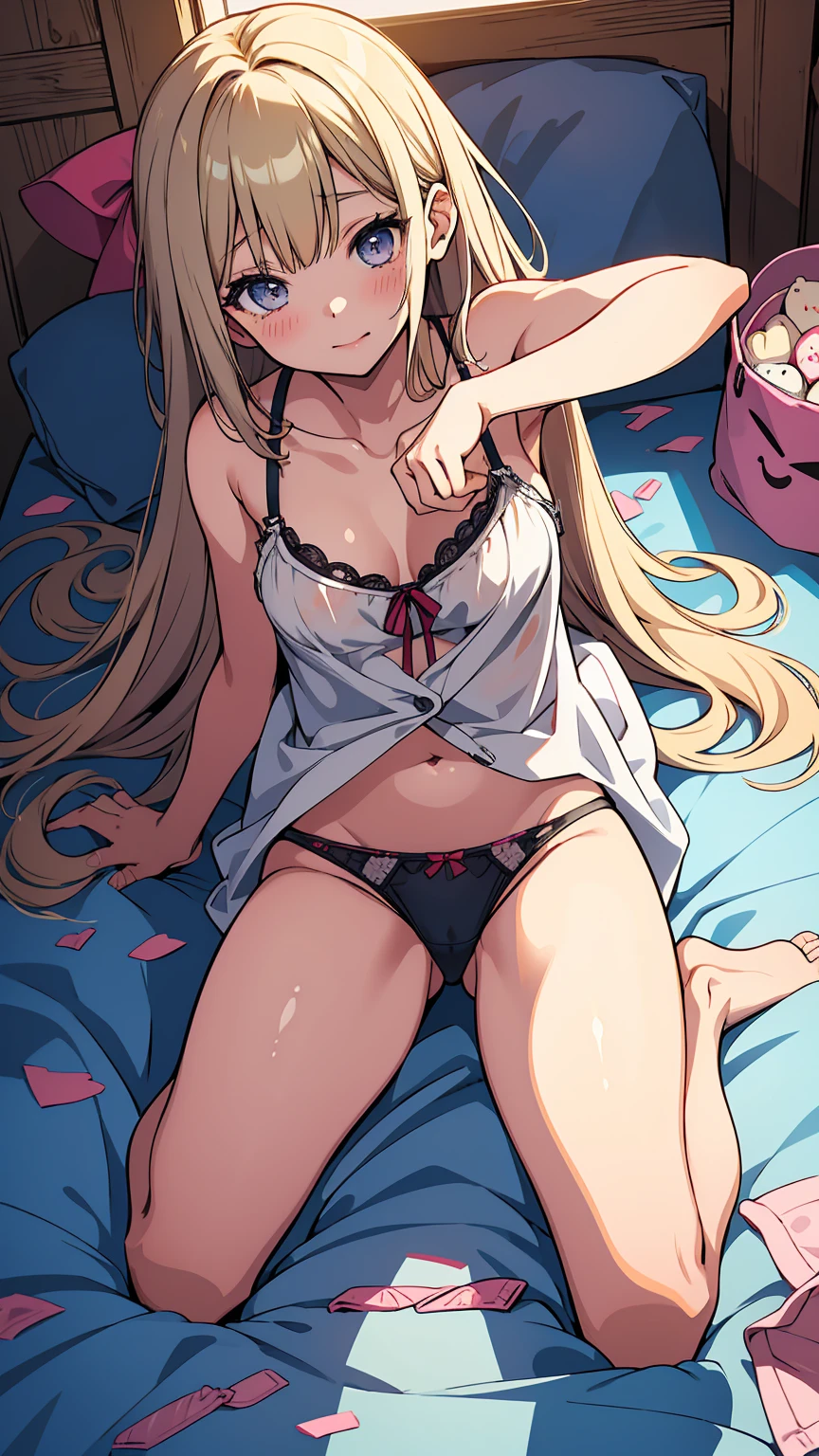 High resolution、4K quality、Best quality younger sister、younger sister、おyounger sisterさん、Female college student、Glamorous Body、pantiesが床に落ちている、黒のpanties、panties、used underwear、stain on crotch、部屋はpantiesで溢れかえっている、Scattered underwear、pantiesだらけの部屋、Laundry basket、strip、Underwear is scattered、Underwear is scattered、床一面たくさんのpanties、A room littered with bras、Undressing scene、Browsing Caution