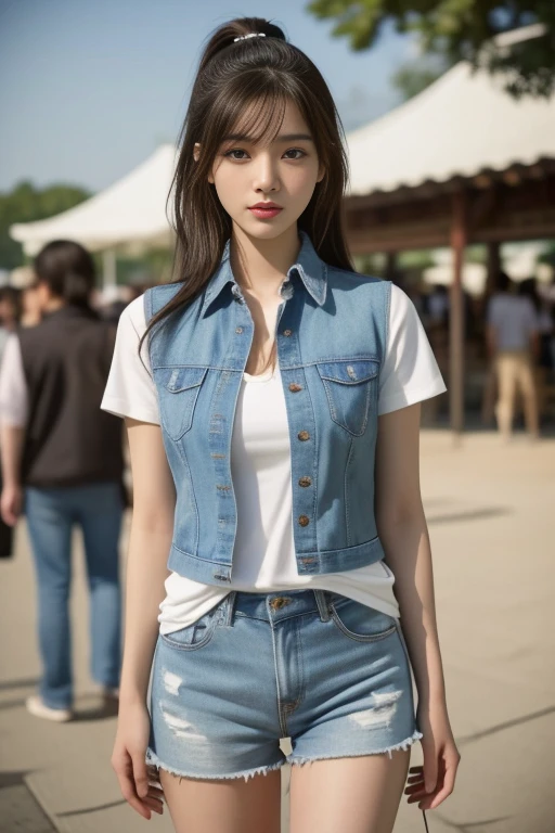 Araffe woman, beautiful, long hair,black eyes,abdominal muscles, ผู้หญิงlong hairชาวเอเชียตะวันออกเฉียงใต้ที่มีใบหน้ากลม, ,ponytail, long hairลอยปลิวขึ้น, Large chest 36 inches, Warm light, morning sun, long hair,black eyes,abdominal muscles, The body is beautiful and strong., rounded chest, (digital painting, HDR, high contrast), 3-D, 8K, 45,000,000 pixcls,Asian girl, Gorgeous Chinese model, Japanese model, beautiful asian woman, Japanese goddess, Very beautiful girl., beautiful young woman, In the water up to her shoulders, very beautiful woman, Attractive and beautiful, sexy girl, Asian girl, beautiful female model, jaw-dropping beauty, Attractive face and body