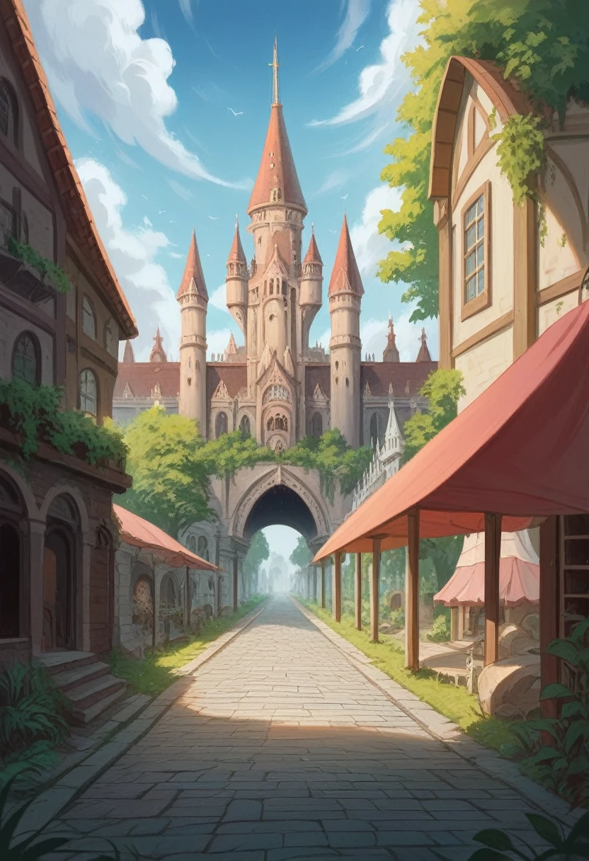 beautiful woman walking in A medieval town, detailed buildings, cobblestone streets, towering castle, flowing river, lush greenery, overcast sky, intricate architecture, ornate details, warm lighting, atmospheric fog, cinematic composition, photorealistic, (best quality,4k,8k,highres,masterpiece:1.2),ultra-detailed,(realistic,photorealistic,photo-realistic:1.37)