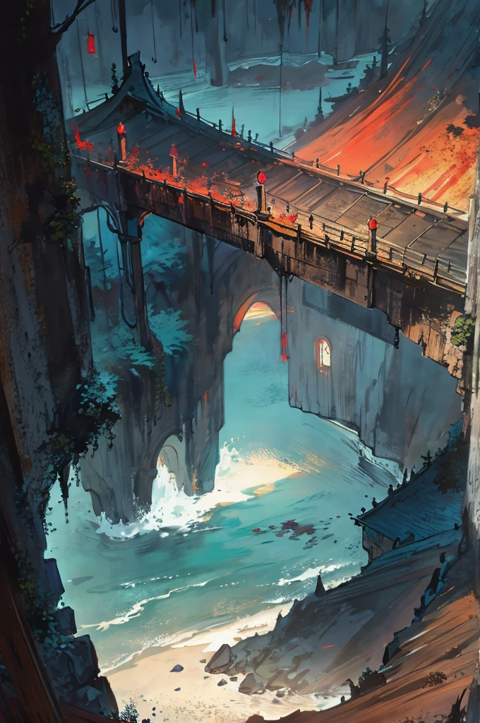 horror film、package、Landscape painting