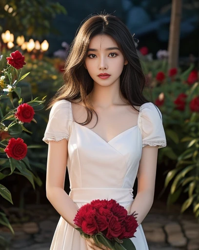 Araffe woman, beautiful, long hair,black eyes,abdominal muscles, ผู้หญิงlong hairชาวเอเชียตะวันออกเฉียงใต้ที่มีใบหน้ากลม, ,ponytail, long hairลอยปลิวขึ้น, Large chest measures 38 inches., Warm light, morning sun, long hair,black eyes,abdominal muscles, The body is beautiful and strong., rounded chest, (digital painting, HDR, high contrast), 3-D, 8K, 45,000,000 pixcls,Asian girl, Gorgeous Chinese model, Japanese model, beautiful asian woman, Japanese goddess, Very beautiful girl., beautiful young woman, In the water up to her shoulders, very beautiful woman, Attractive and beautiful, sexy girl, Asian girl, beautiful female model, jaw-dropping beauty, Attractive face and body