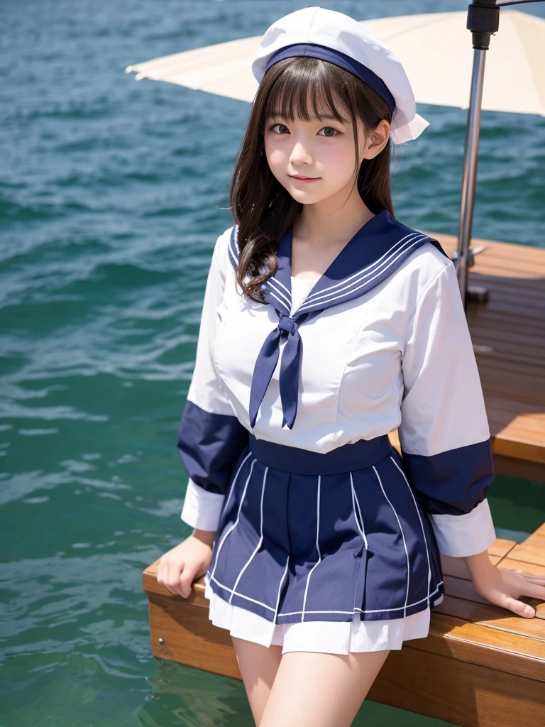 、Japanese、girl、Sailor suit、Big Tits