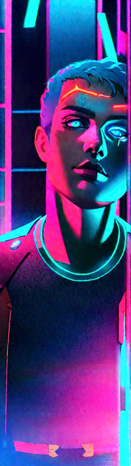 A handsome boy with futuristic background (high details quality) 8k ultra (add realistic face) hd high details vibrance (cyberpunk) look normal eyes