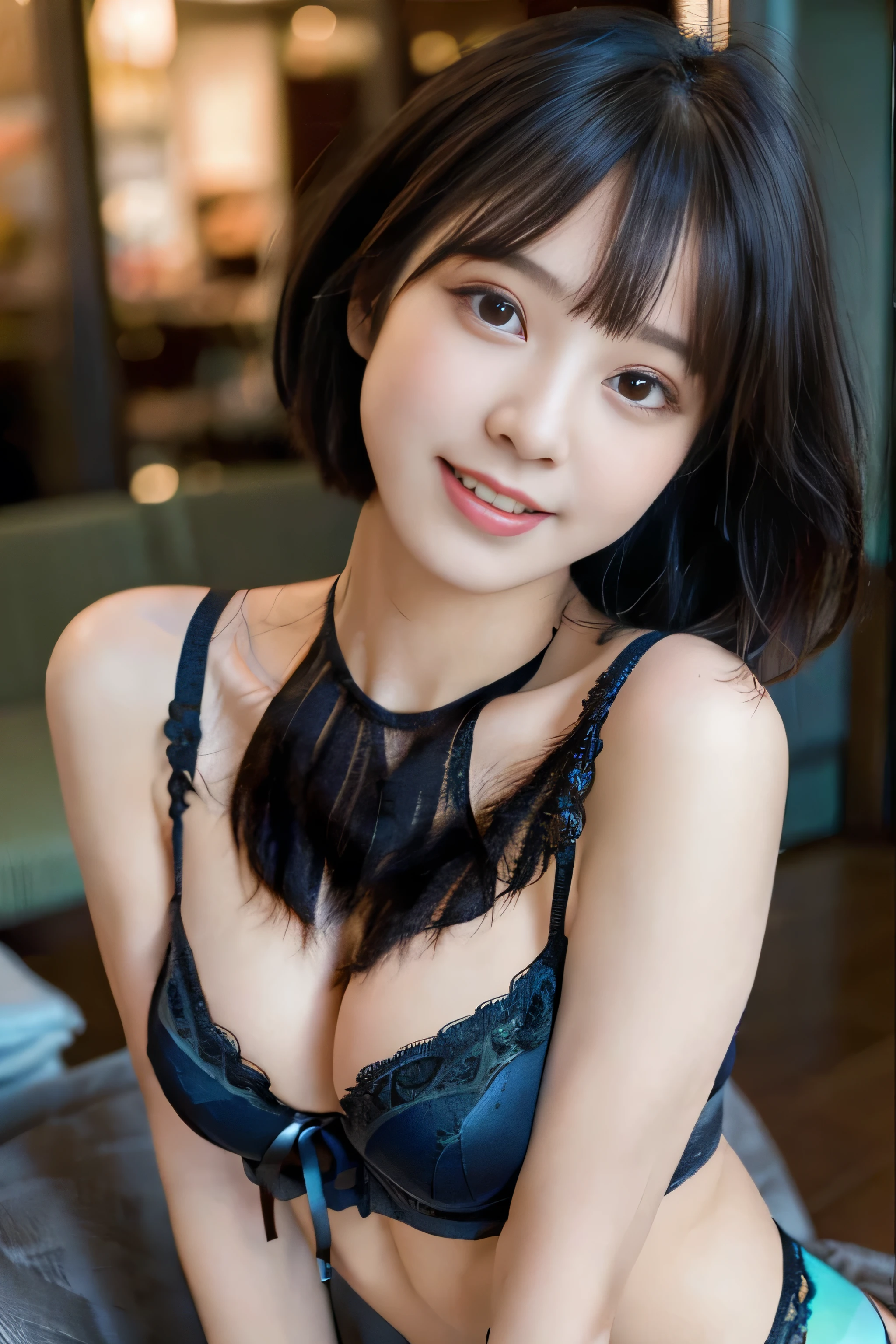 buzzer, Lustful, (Best Quality,4K, 8K, hight resolution, masutepiece:1.2), Ultra-detailed, (Realistic ,Photorealistic ,Photorealsitic:1.37), 1girl in, (Perfect body :1.2), Ultra-detailed face, Detailed lips, Detailed eyes, Sexy double eyelids, Beautiful detailed eyes, Beautiful detailed lips, Orange kimono, (After ), sexy flirty pose, short-hair, Hi-Res, Cinematic Angle, Professional Lighting, Unity 8k Wallpaper, Aesthetic, masterpiece, top-quality, Shy laughter, South Island, Waikiki, indoors, (Large Breasts:1.5), (Slim Body:1.5), (Super Sexy Cute lingerie:1.5)