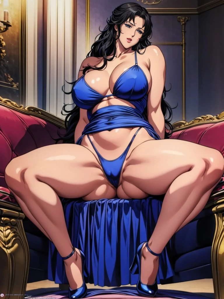 ((masterpiece)), Highest quality, Very detailed, Absurd, 8K, wonderful, Very detailed, The finer details, Browsing Caution, (Very complicated:1.2), (Very delicate), Very detailed, RuiKisugi, 1 Female, Long Hair, Wavy Hair,Voluminous Hair ,Black Hair, eyelash, blue eyes, lipstick, One girl, (whole body:1.2), (Finding_stance:1.3), Very detailed face, Nice fine detail, Perfect Eyes, Fascinating eyes, Beautiful attention to detail, Small Mouth, Fascinating_smile, Mature Woman, Mature Woman, Body with nine heads, thin, compensate, Big Breasts, (Living room 1.3), (Urzan-6500-v1.1), Detailed fingers, Perfect hands, Length 180cm,Small face,sweating, Soft thighs,Sexy legs,Sexy ass, Cleavage,Open the chest,Angle from below,(Low angle shot:1.1),((Amazing orgasm)),赤いlipstick, whole body写真撮影,大きなSexy ass, Perfect Body Proportions, Tight waist,Slim waist,Nipples visible,Tight waist,(Long legs:1.4),Wearing high heels,Shiny skin,Sitting on sofa with legs spread,Black Micro Bikini、Wearing a micro bikini,(Rope Bondage:1.4),((Put your arms behind your back)),((Wrists tied behind the back)),,((Spread your legs out to the sides)),((Raise both legs high)),((Spread your legs in a V-shape)),((Show the soles of your feet)),Tied up woman,Tied up with rope, Tightly bound, Hands tied, Her body was tied with ropes,(Fully expose your thighs to the viewer:1.6),Beautiful Hands, Pay attention to her beautiful legs, Cleavage,Open the chest,anime,E Cup,Tears of the Next Life,Rui Kisugi,Rui Kisugi,