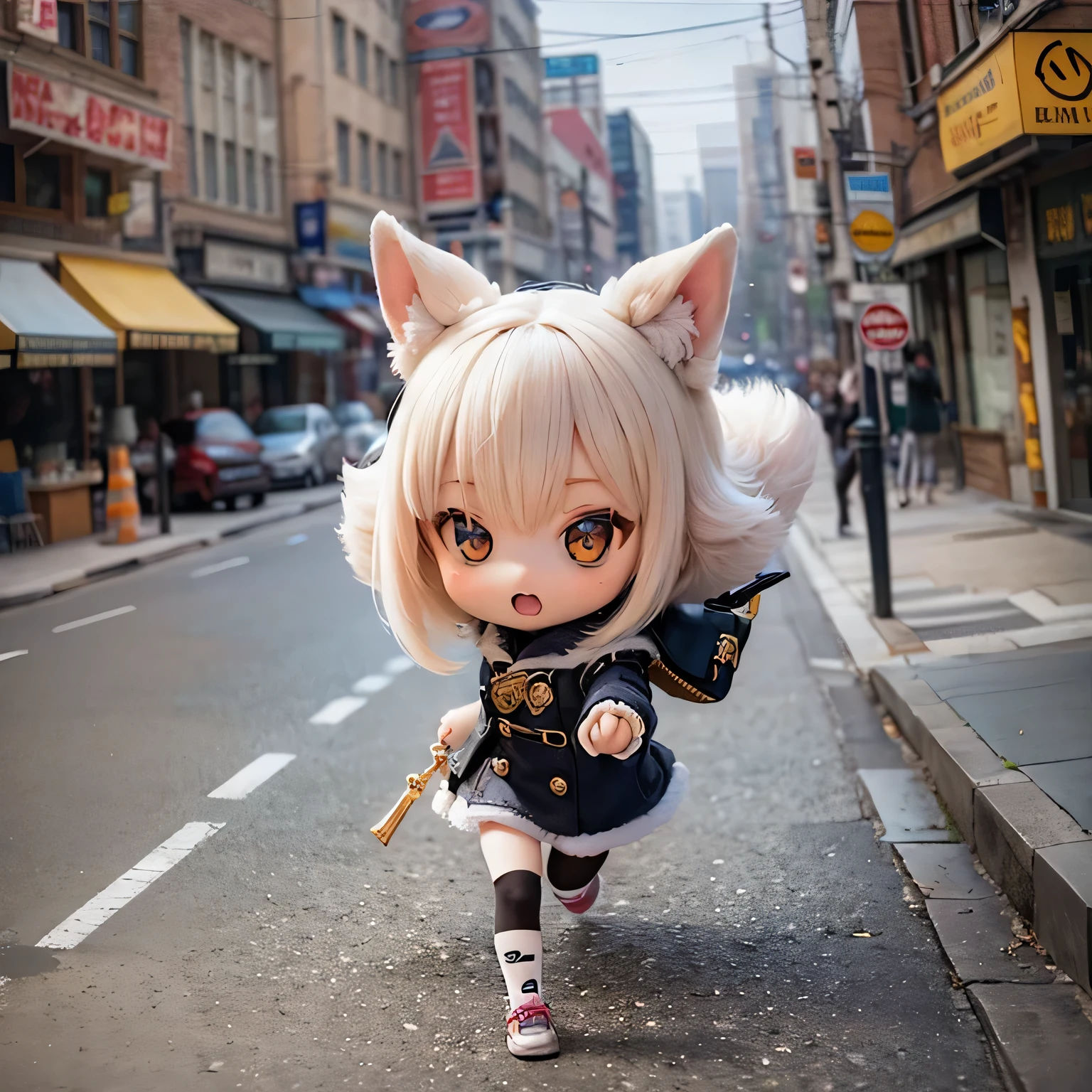 Shiba Inu Girl Chibi Run