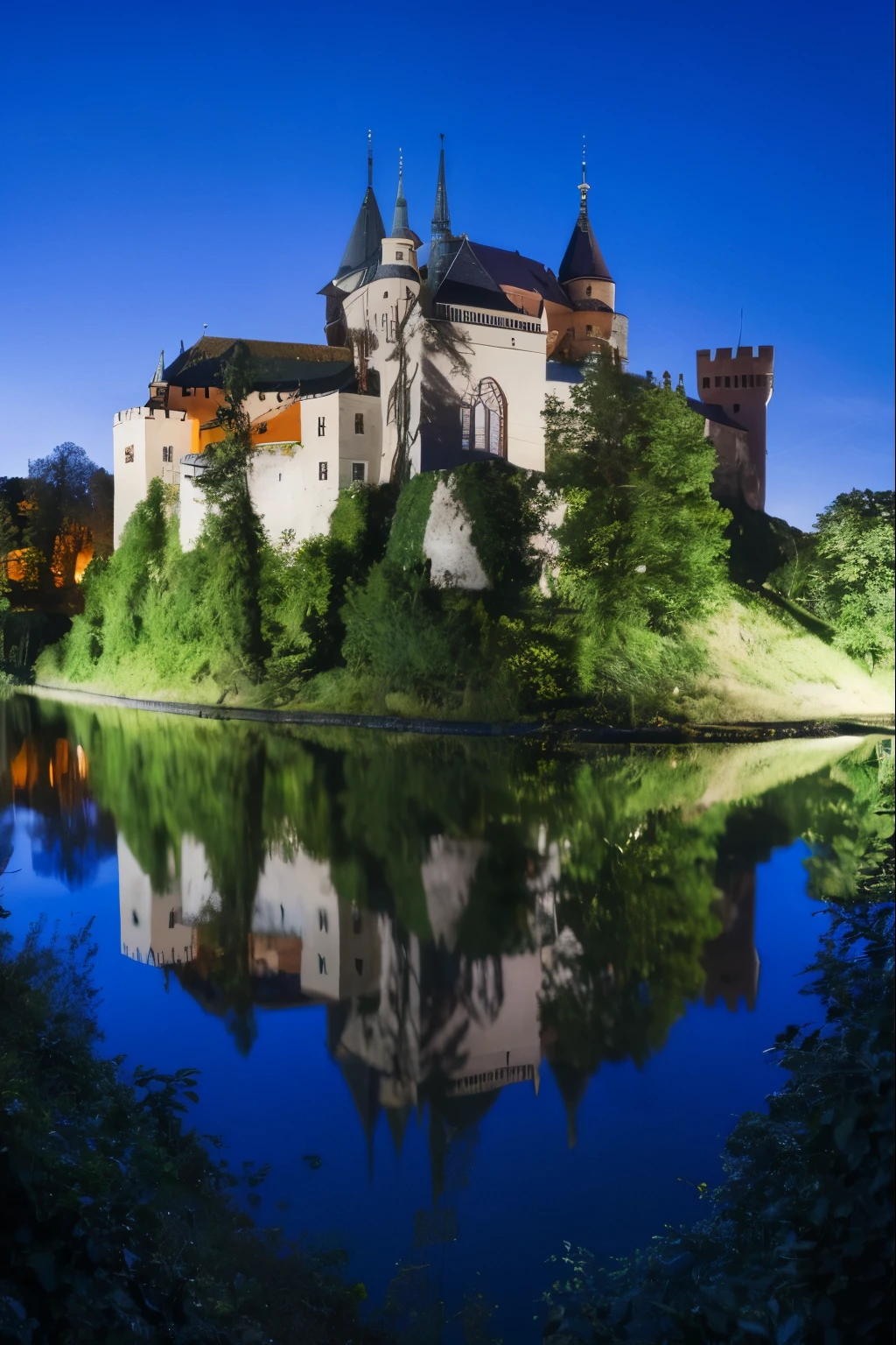 Božnice Castle by the water