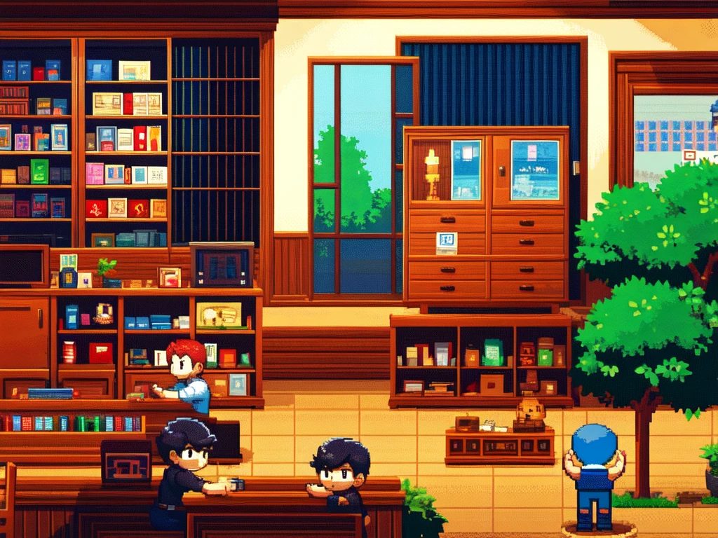 ((masterpiece、Highest quality))、Pixel Art、Detective game for the Famicom